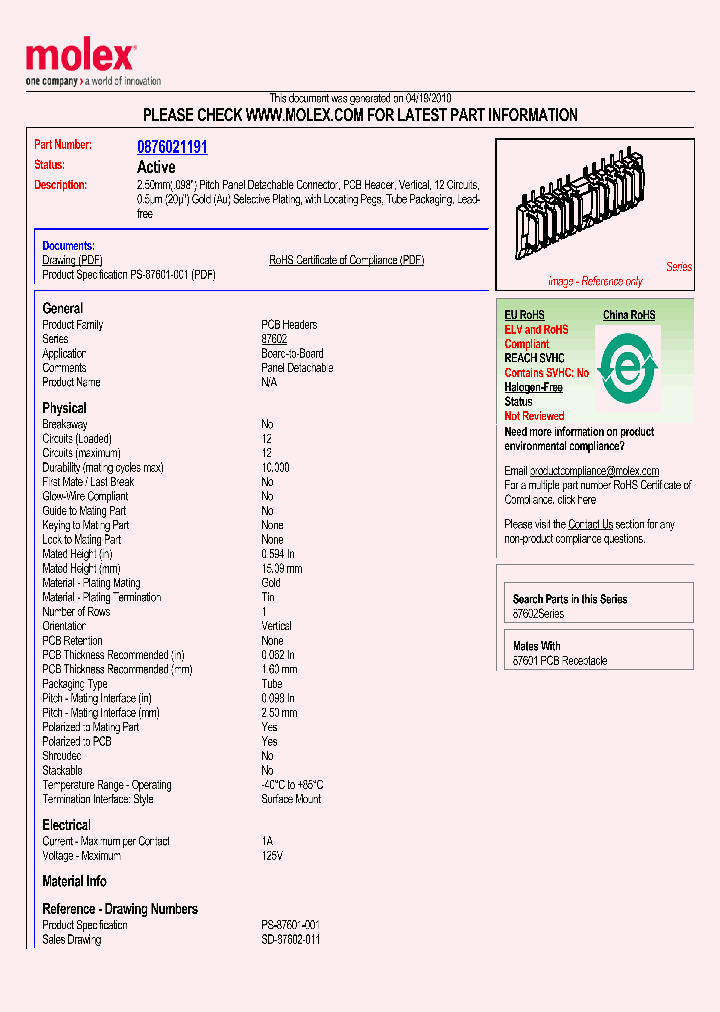 87602-1191_5160846.PDF Datasheet