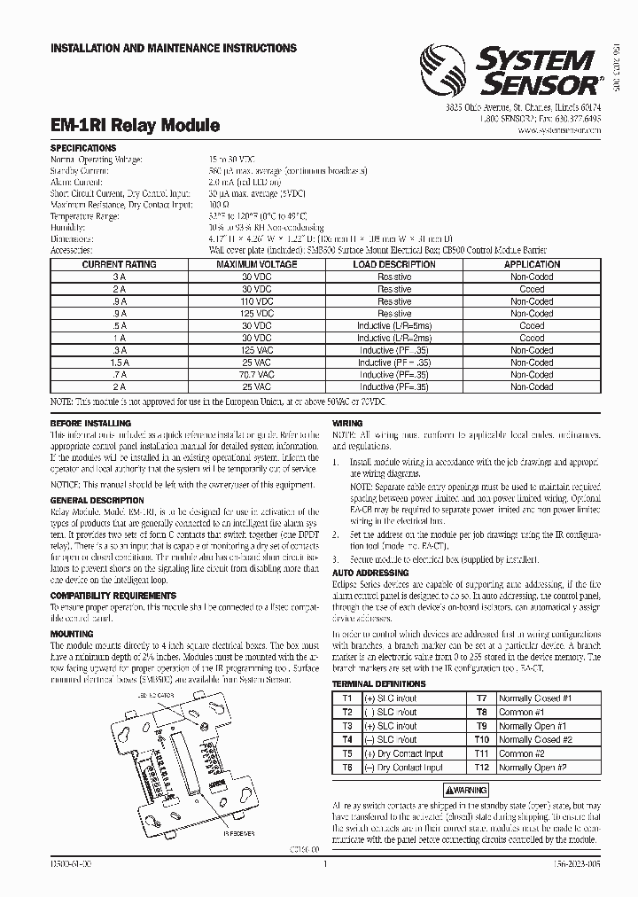 EM-1RI_5160036.PDF Datasheet