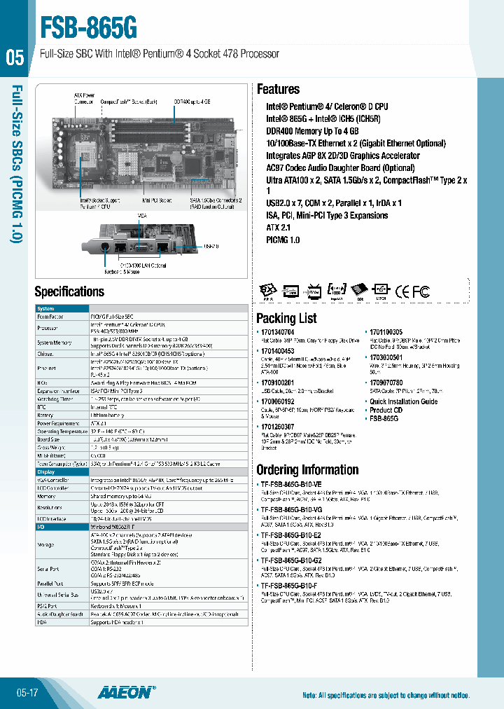 FSB-865G_5161555.PDF Datasheet