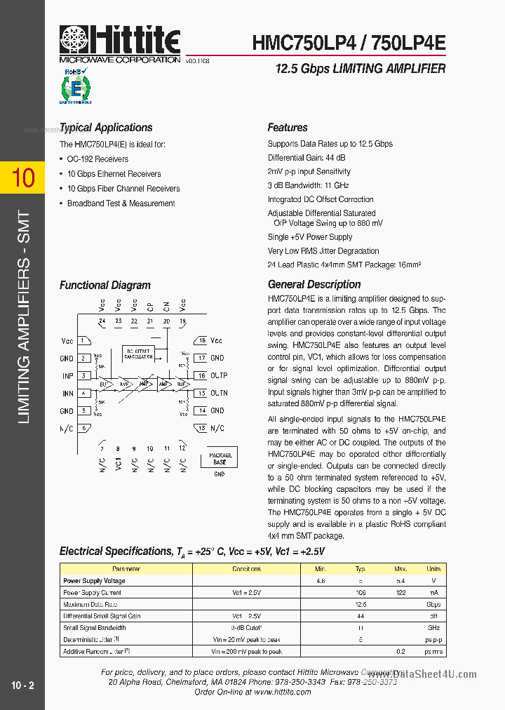 HMC750LP4_5164581.PDF Datasheet