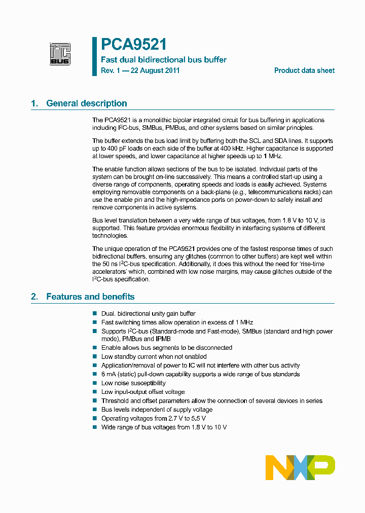 PCA9521DP_5165839.PDF Datasheet