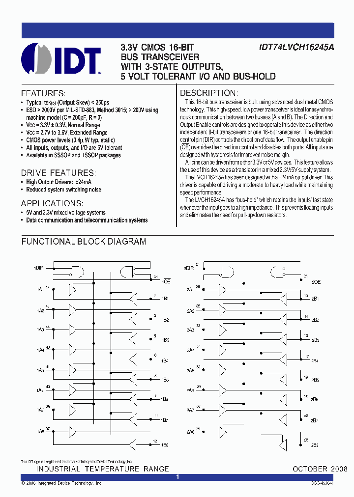 74LVCH16245APA_5166794.PDF Datasheet