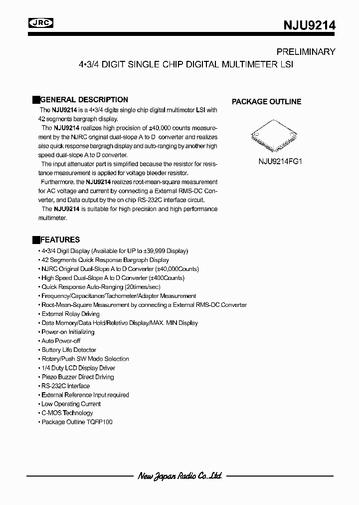 NJU9214FG1_5165662.PDF Datasheet