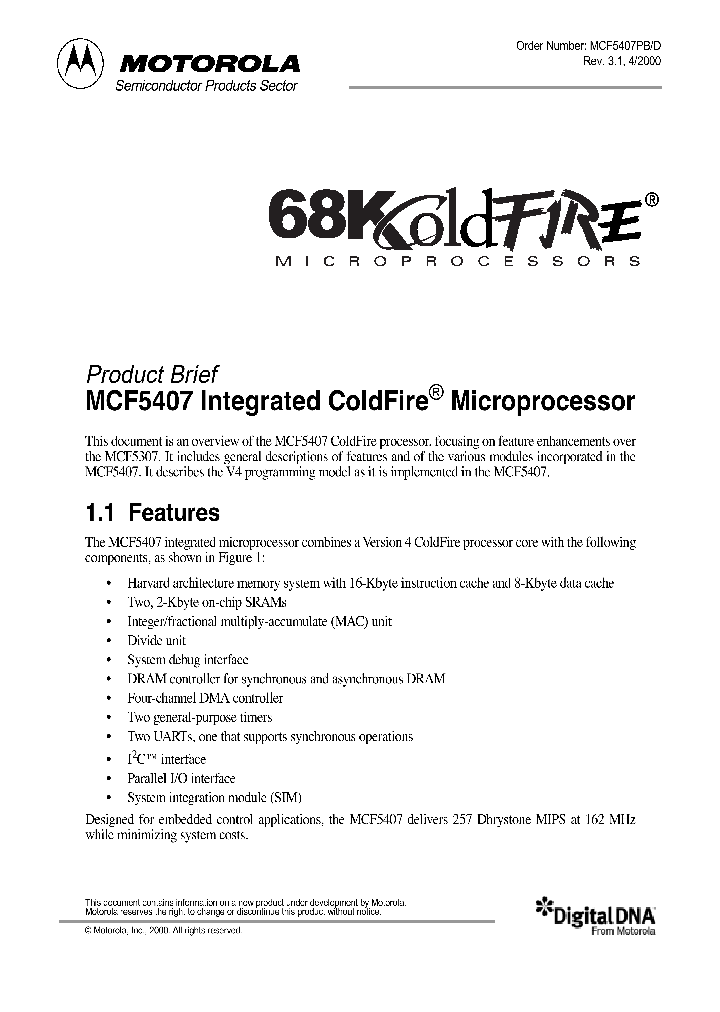 MCF5407_5167703.PDF Datasheet