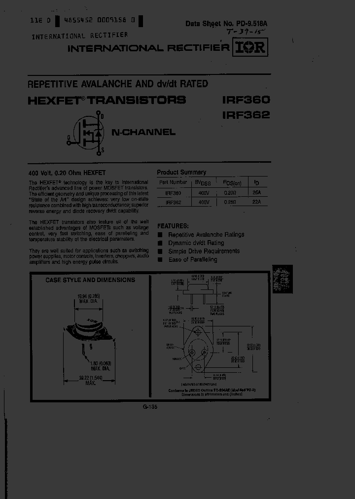 IRF362_5167558.PDF Datasheet