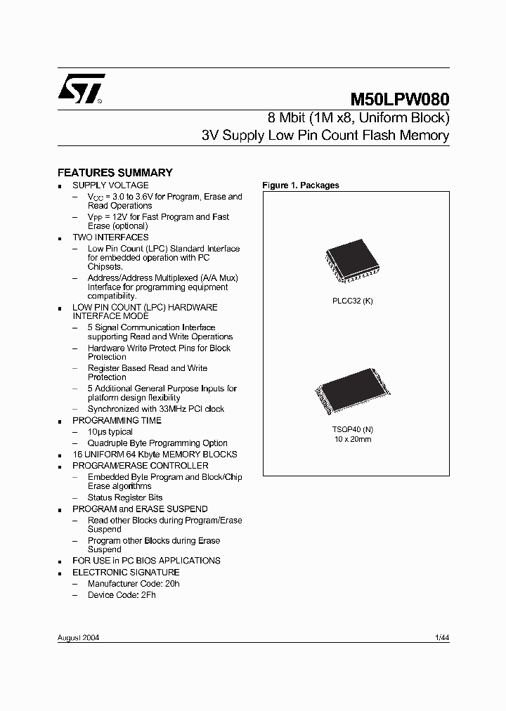 M50LPW080K5TG_5169829.PDF Datasheet
