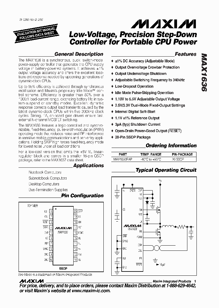 MAX1636EAPT_5169916.PDF Datasheet