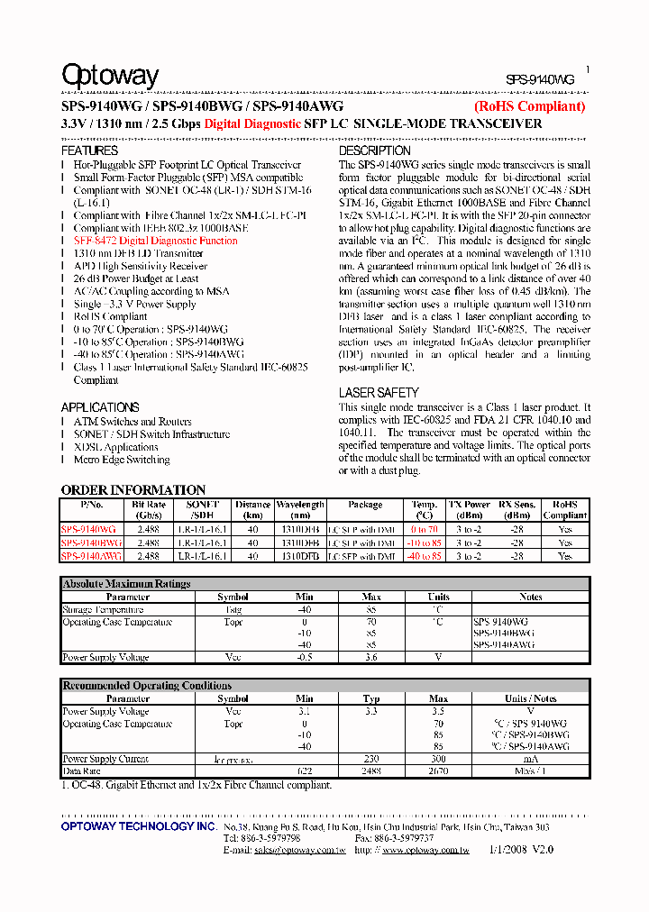 SPS-9140AWG_5171477.PDF Datasheet