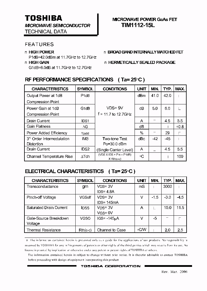 TIM1112-15L_5171894.PDF Datasheet