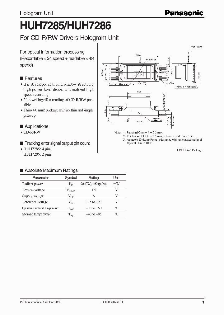 HUH7286_5172225.PDF Datasheet