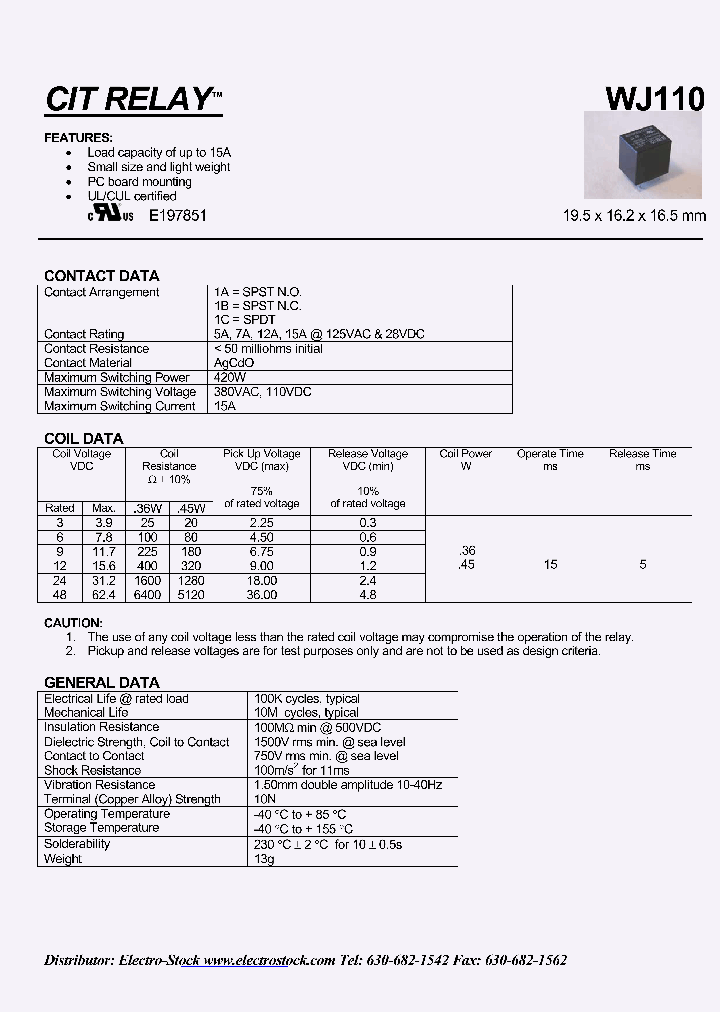 WJ1101CS1548VDC45_5175290.PDF Datasheet