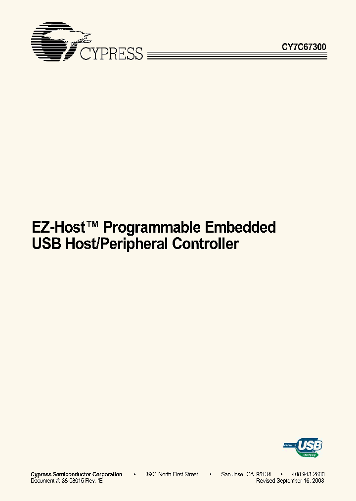 CY7C67300-100AI_5175002.PDF Datasheet