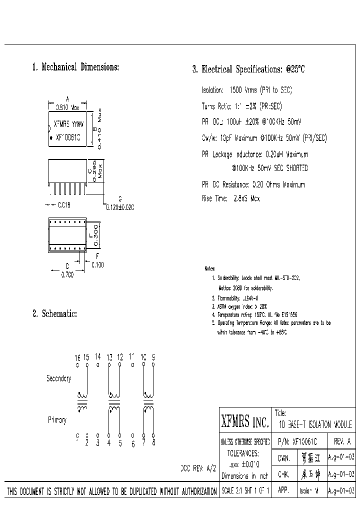 XF10061C_5172885.PDF Datasheet