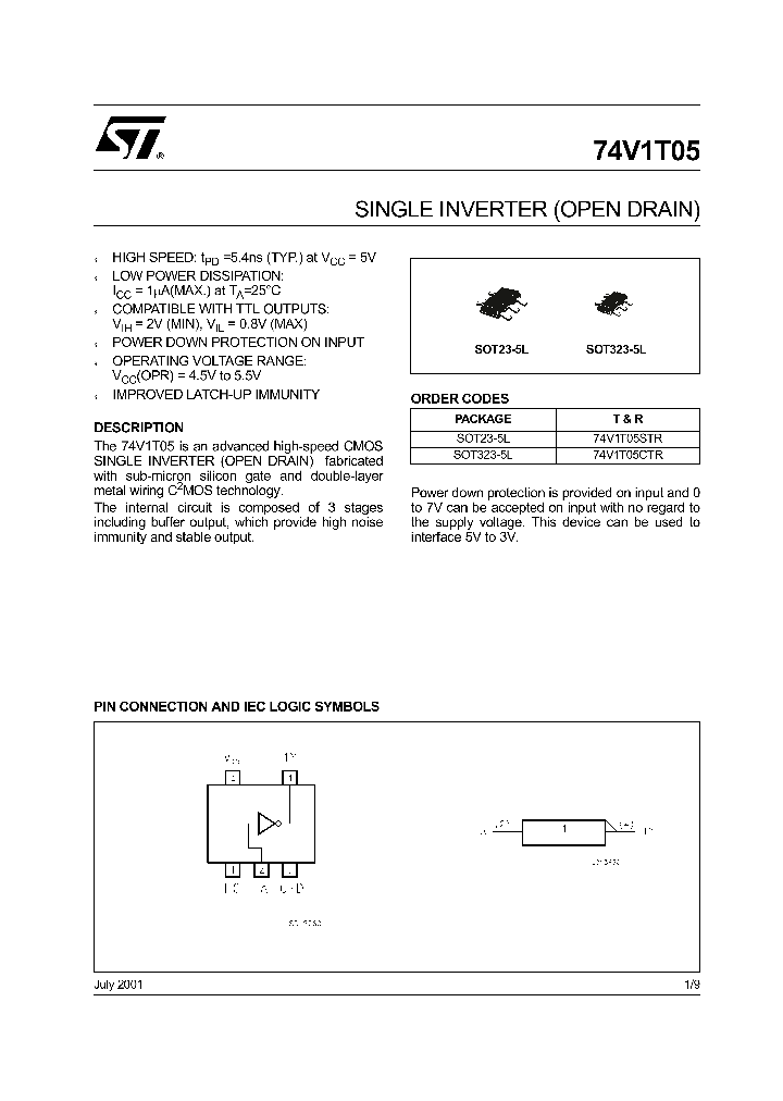 74V1T05STR_5176525.PDF Datasheet