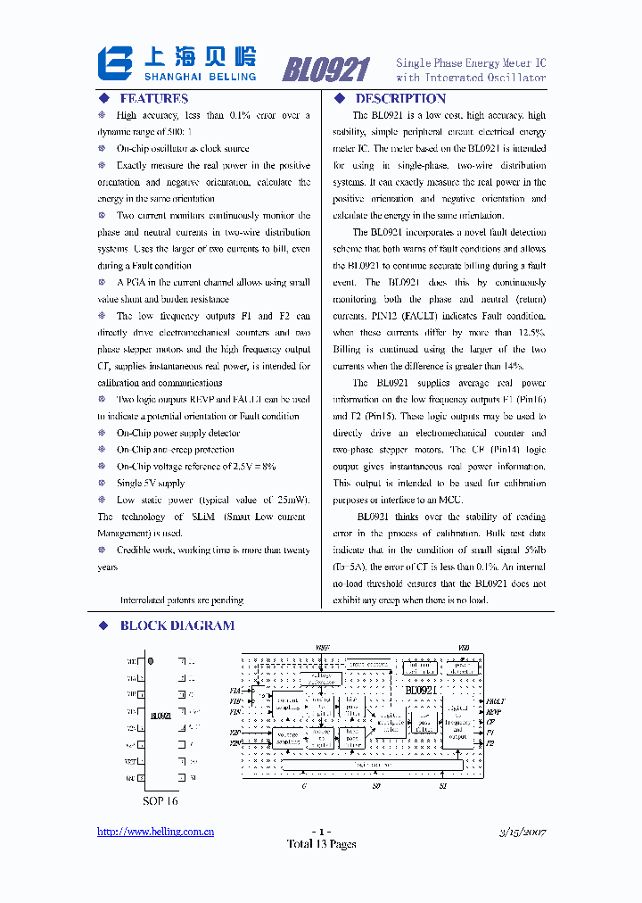 BL0921_5179000.PDF Datasheet