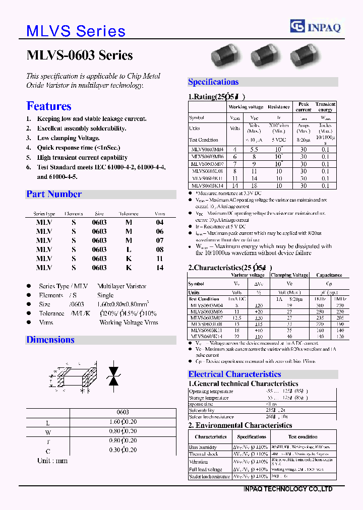 MLVS-0603_5182087.PDF Datasheet
