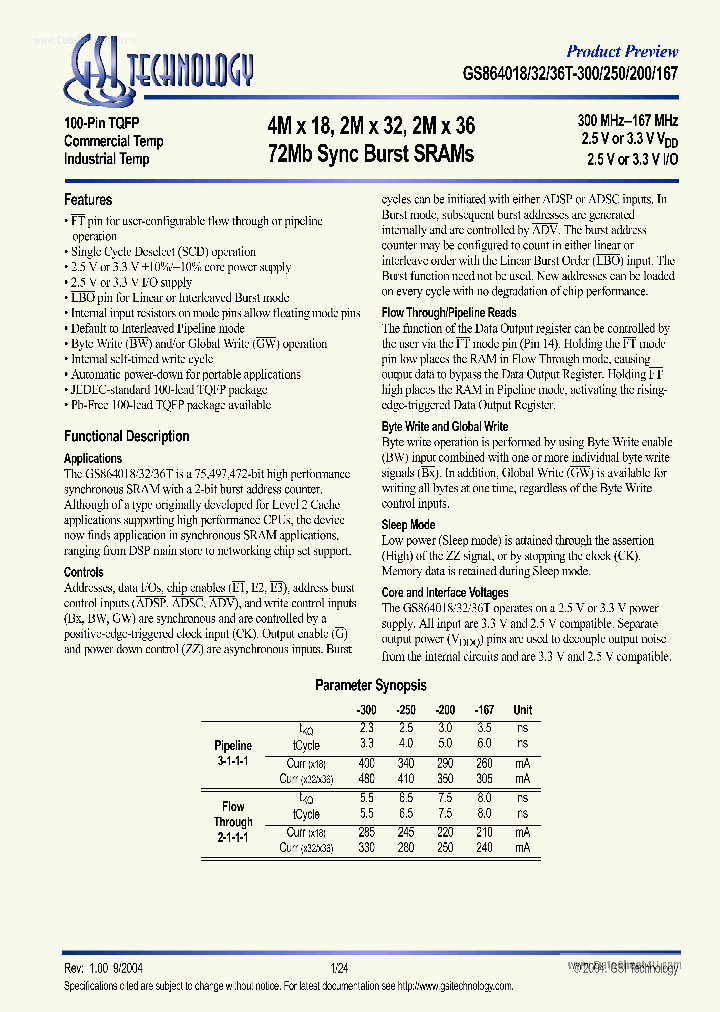 GS864018T-XXX_5182262.PDF Datasheet