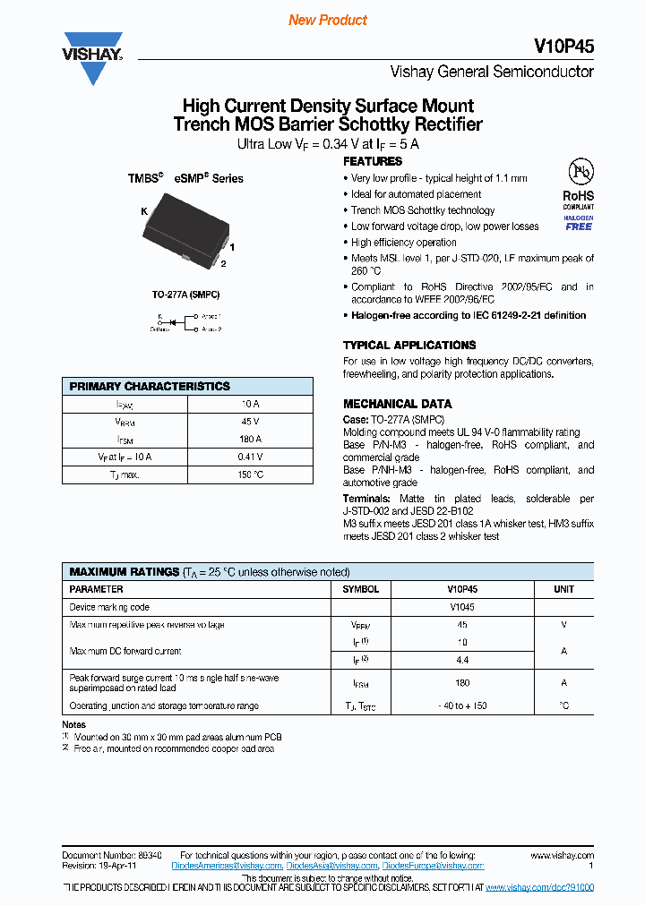 V10P45-M3-86A_5182683.PDF Datasheet