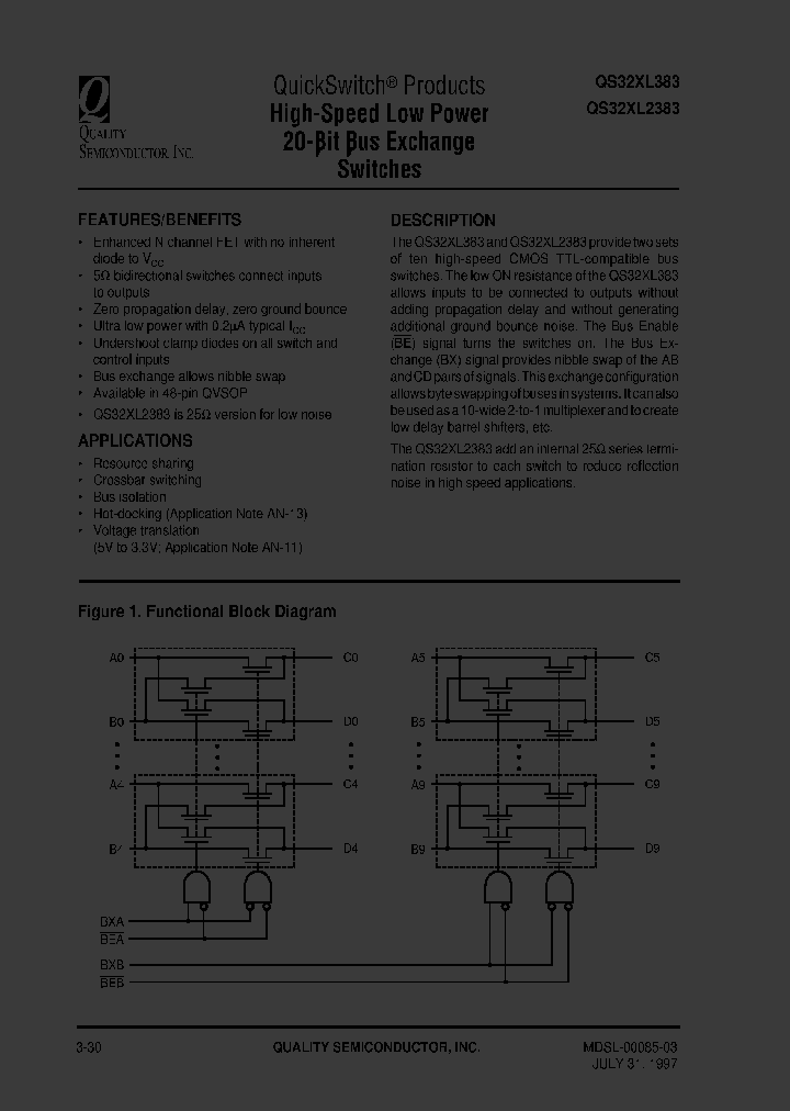QS32XL2383Q1_5185185.PDF Datasheet