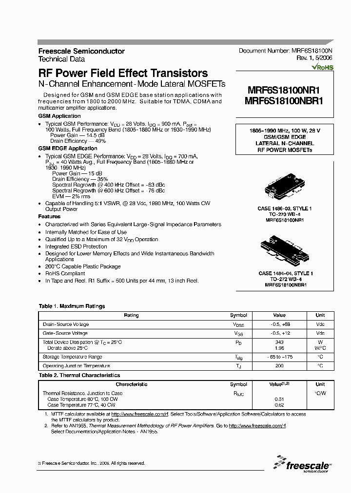 MRF6S18100NBR1_5185177.PDF Datasheet