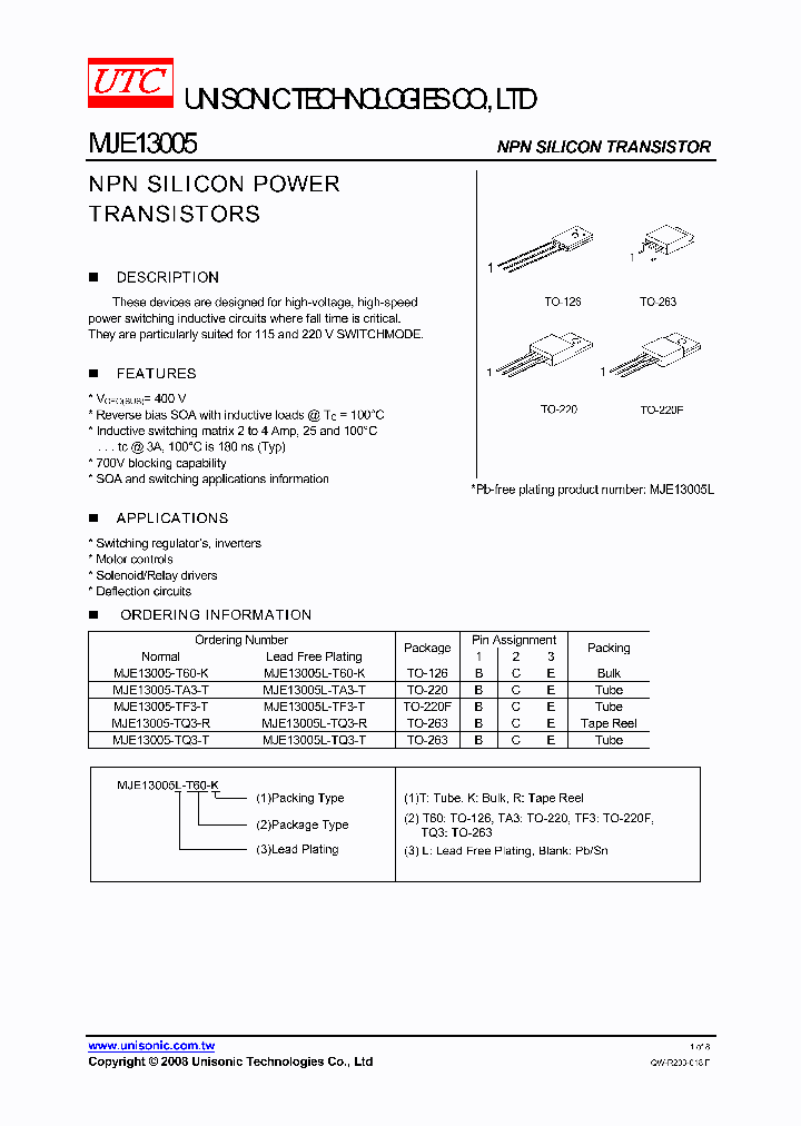 MJE13005-TA3-T_5186219.PDF Datasheet