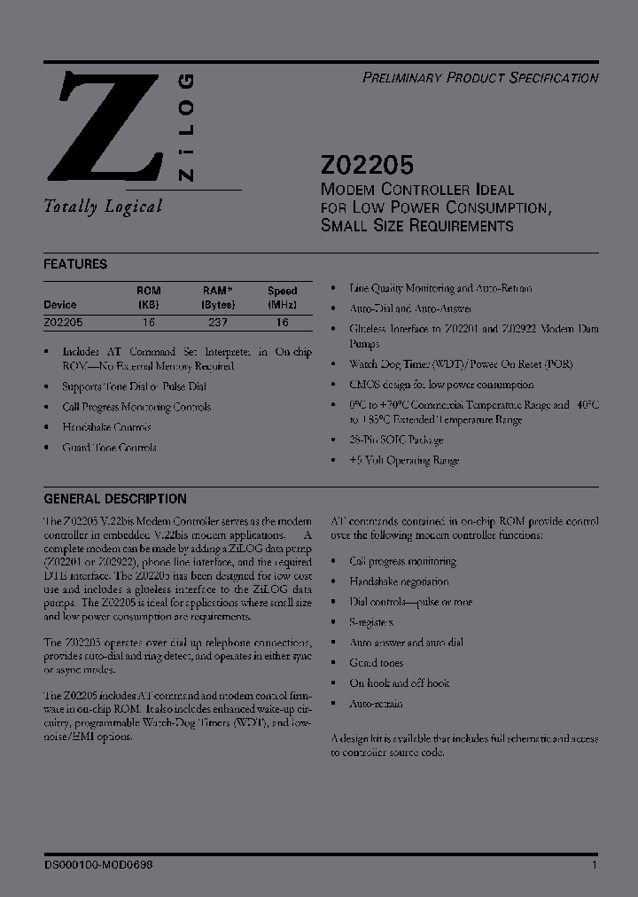 Z0220516SSC_5188847.PDF Datasheet