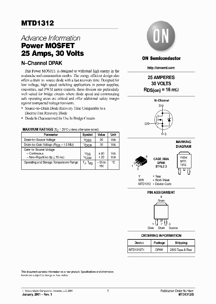 MTD1312-D_5191645.PDF Datasheet