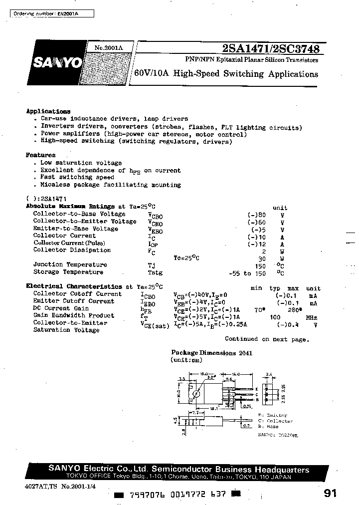 2SA1471S_5193280.PDF Datasheet