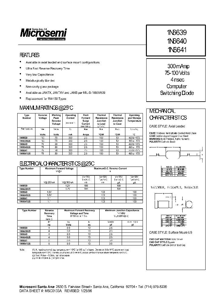 JANTX1N6640US_5193977.PDF Datasheet