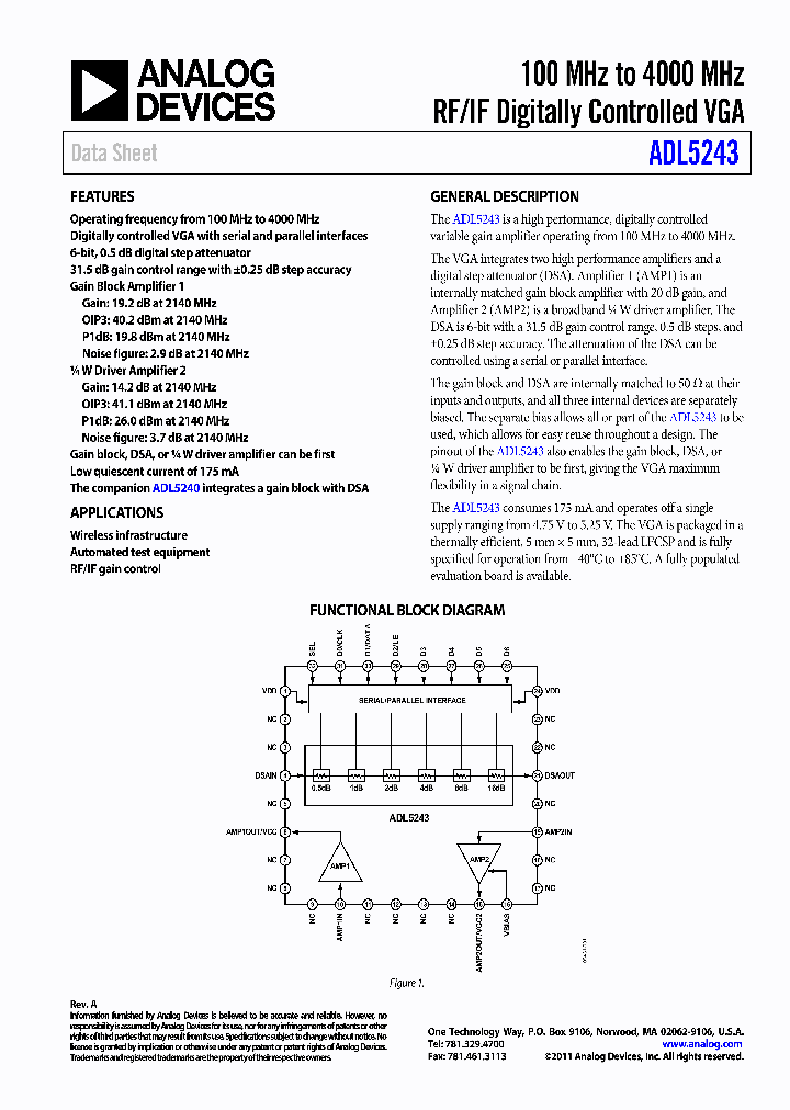 ADL5243-EVALZ_5198786.PDF Datasheet