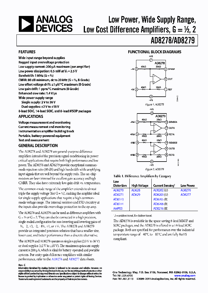 AD8278BRZ-RL_5199857.PDF Datasheet