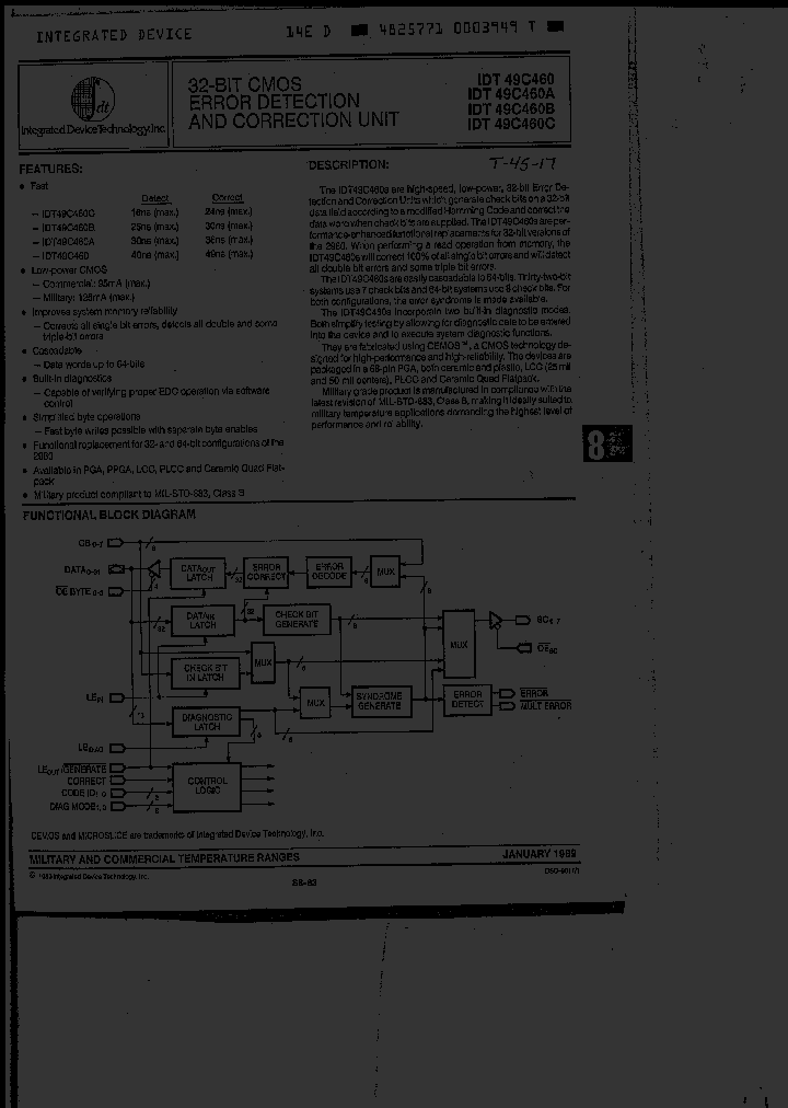 IDT49C460BQEB_5200216.PDF Datasheet