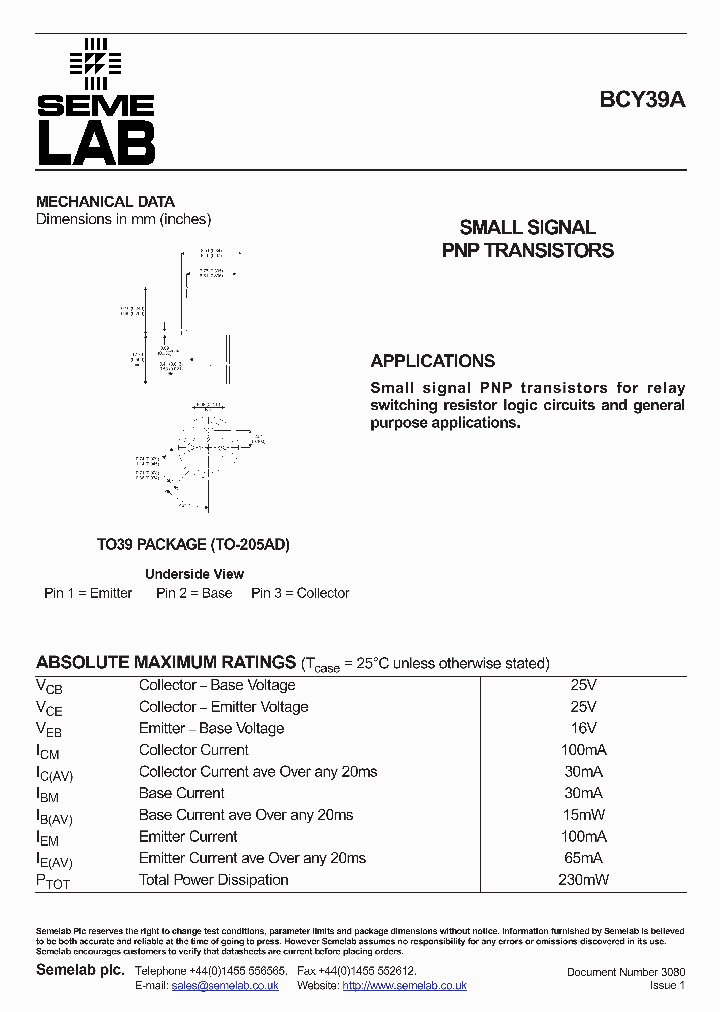 BCY39A02_5202367.PDF Datasheet