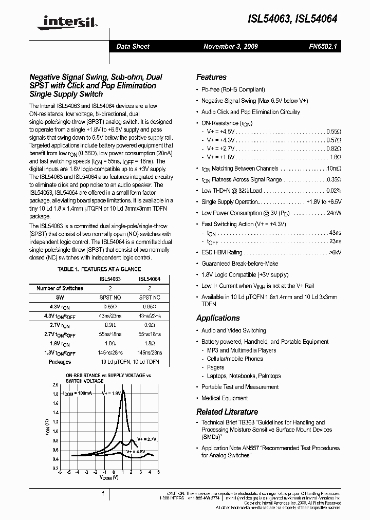 ISL54064IRTZ_5202591.PDF Datasheet