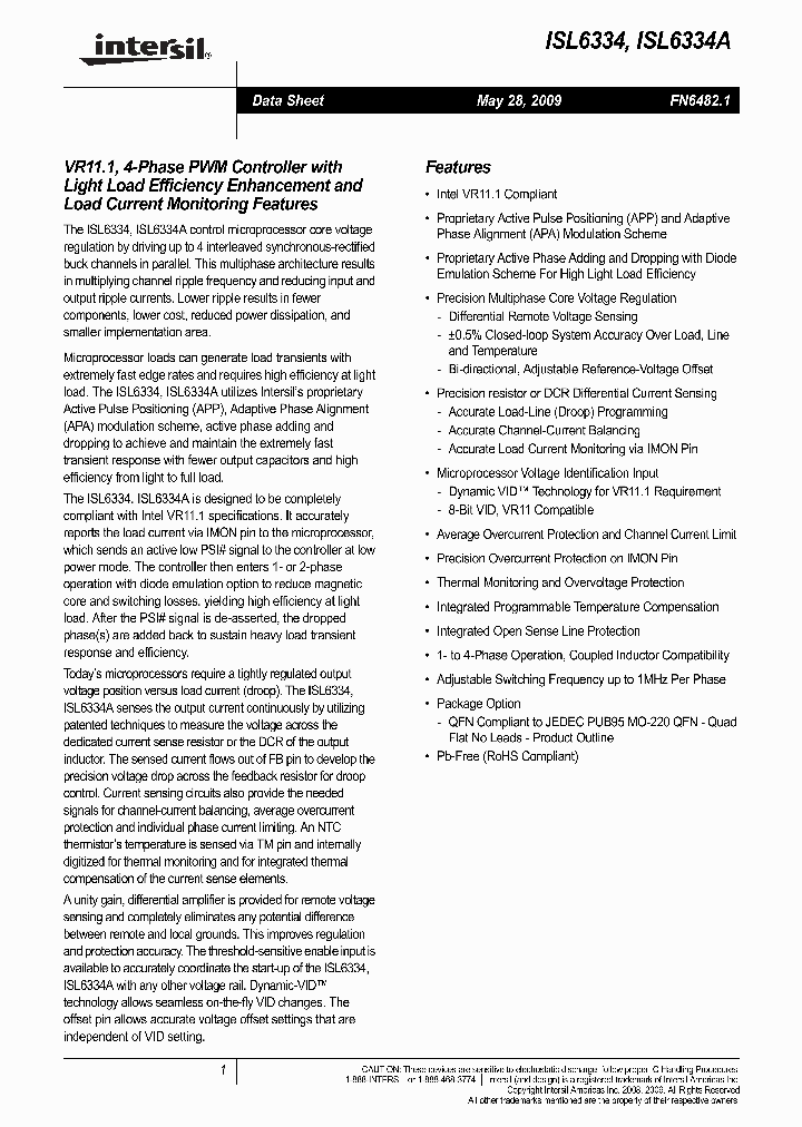 ISL6334AIRZ-T_5208116.PDF Datasheet