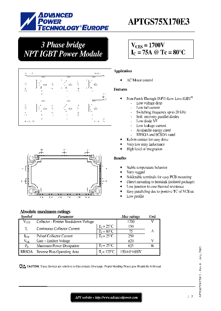 APTGS75X170E3_5207283.PDF Datasheet