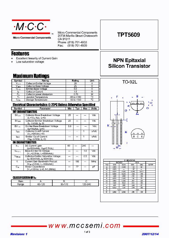 TPT5609_5210971.PDF Datasheet