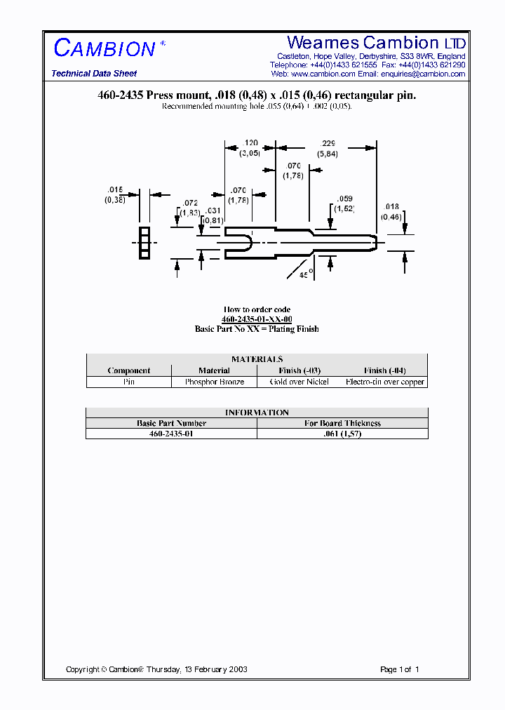460-2435_5212165.PDF Datasheet