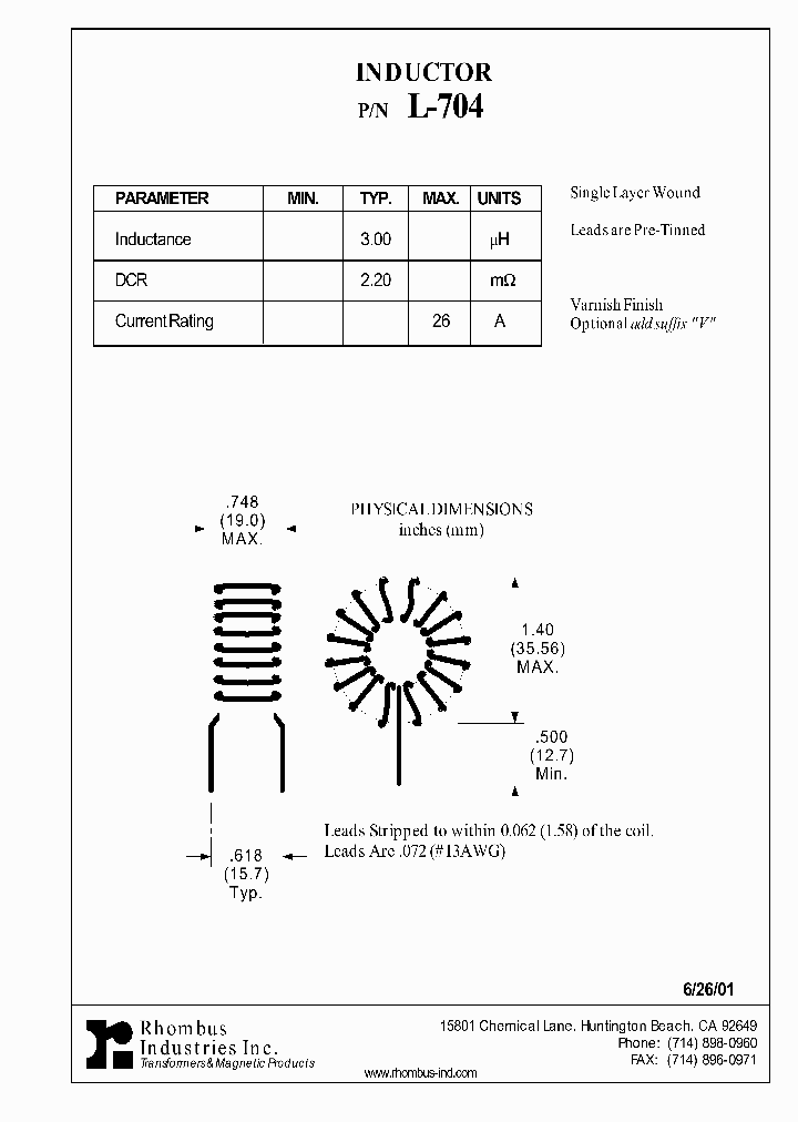 L-704_5211676.PDF Datasheet
