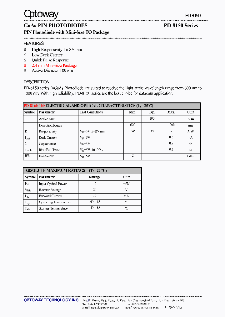 PD-8150-100_5212262.PDF Datasheet