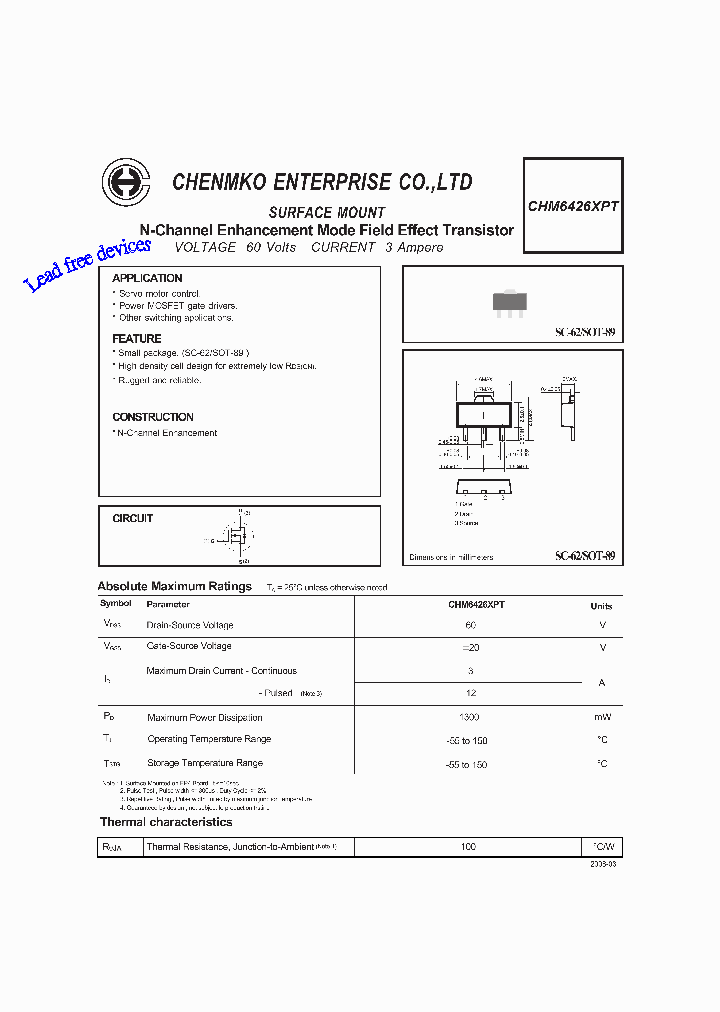 CHM6426XPT_5206724.PDF Datasheet