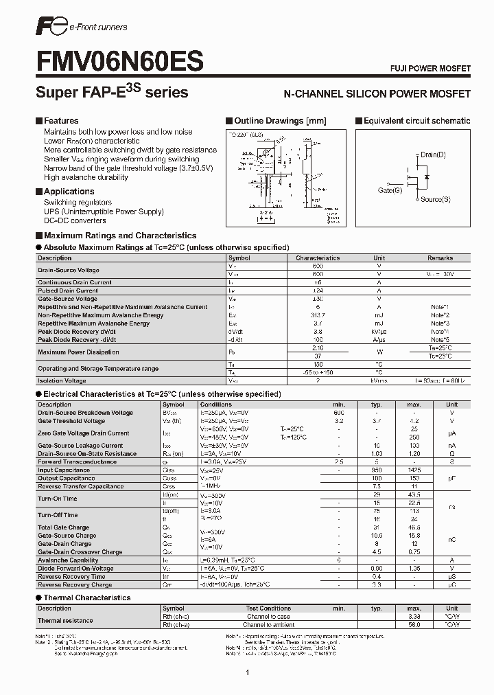 FMV06N60ES_5219194.PDF Datasheet