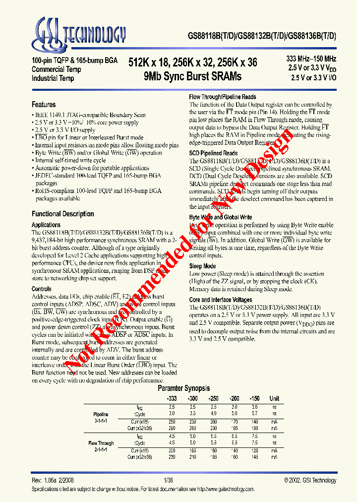 GS88132BT-150I_5220967.PDF Datasheet
