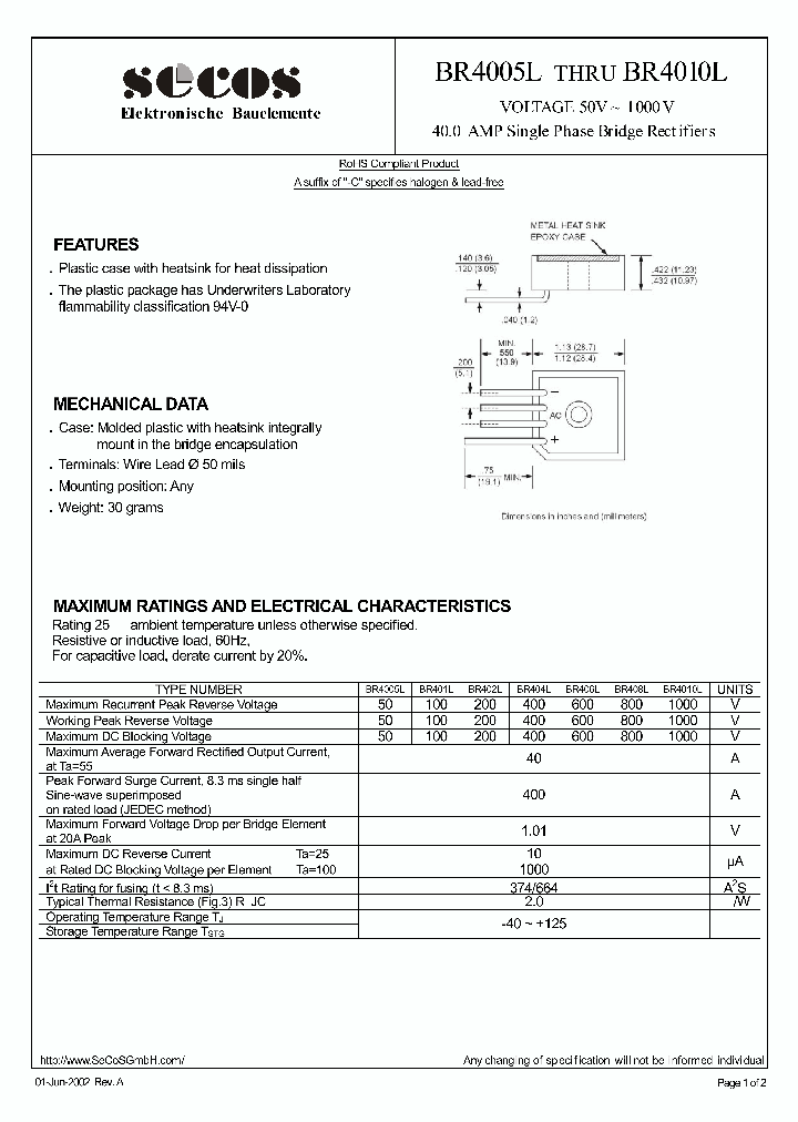 BR408L_5220733.PDF Datasheet