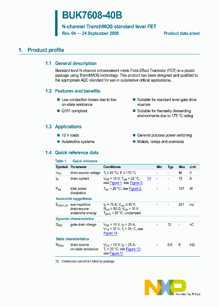 BUK7608-40B_5225015.PDF Datasheet
