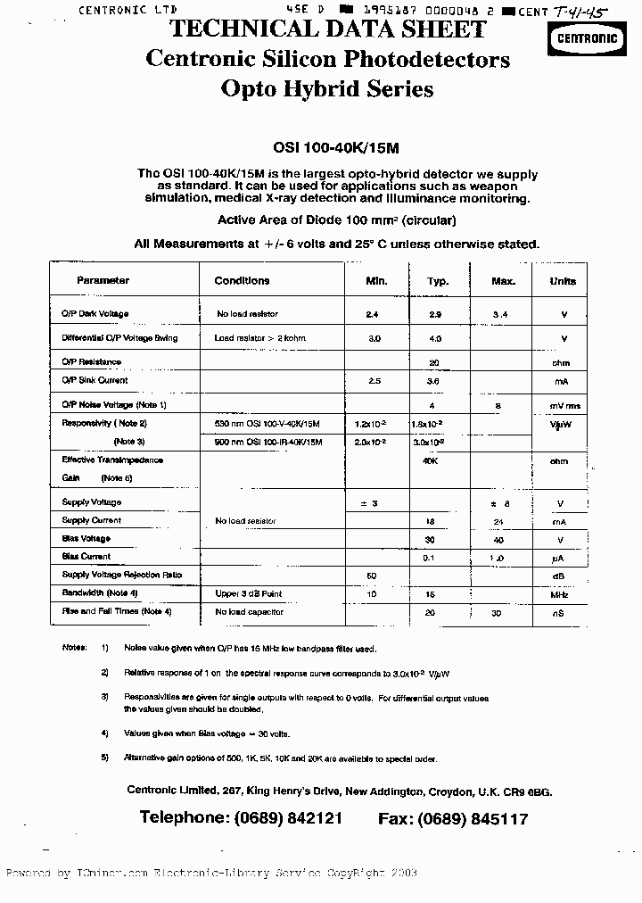 OSI100IR40K15M_5227762.PDF Datasheet