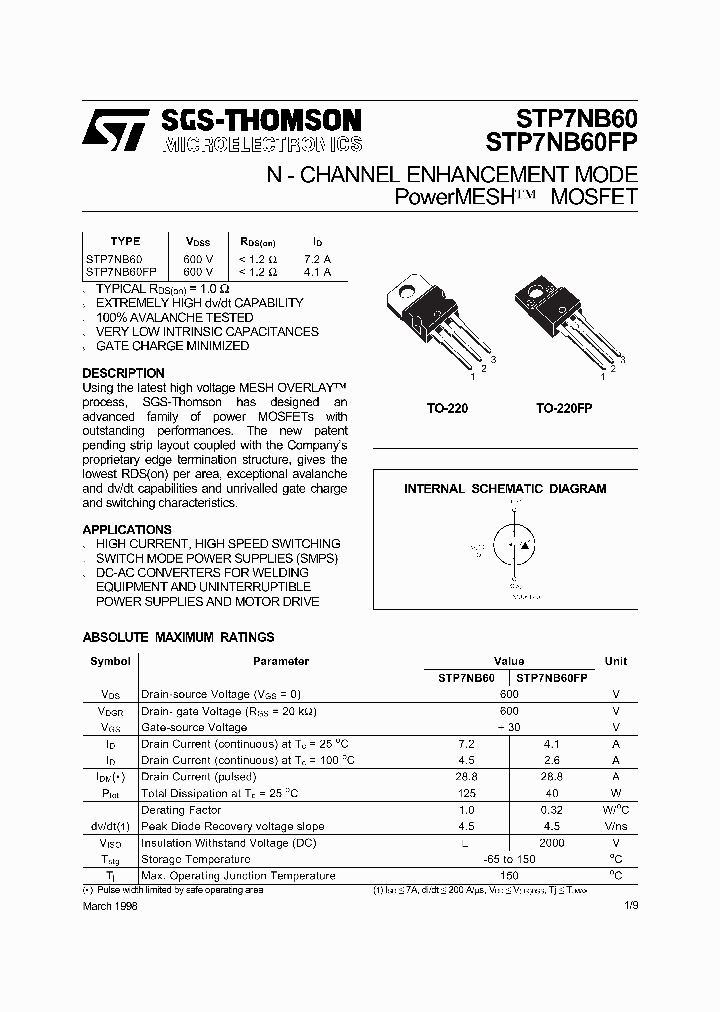 STP7NB60FP_5227300.PDF Datasheet