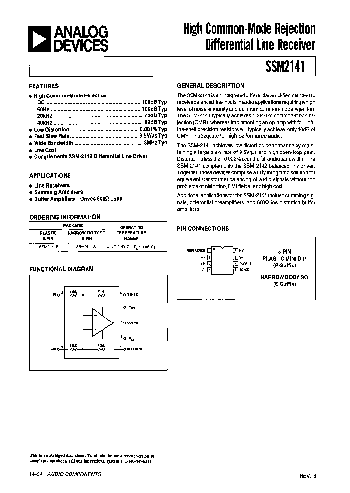 SSM2141SZ-REEL_5228579.PDF Datasheet