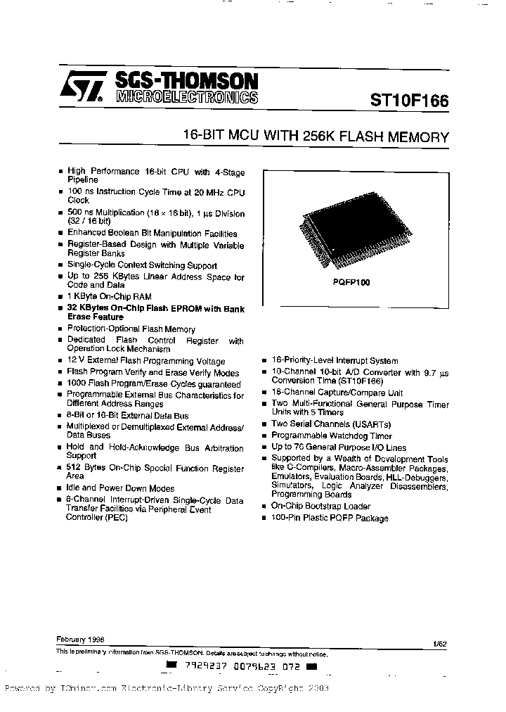 ST10F166AQ7_5227901.PDF Datasheet