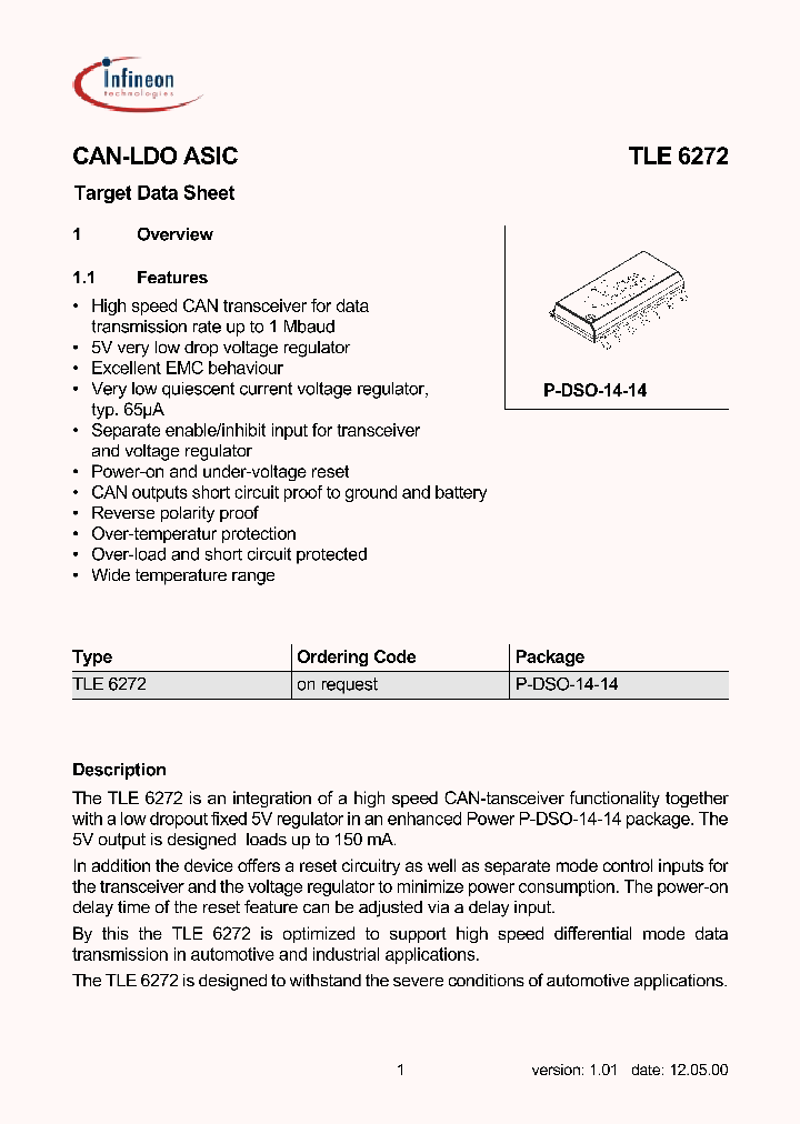 TLE6272_5232873.PDF Datasheet